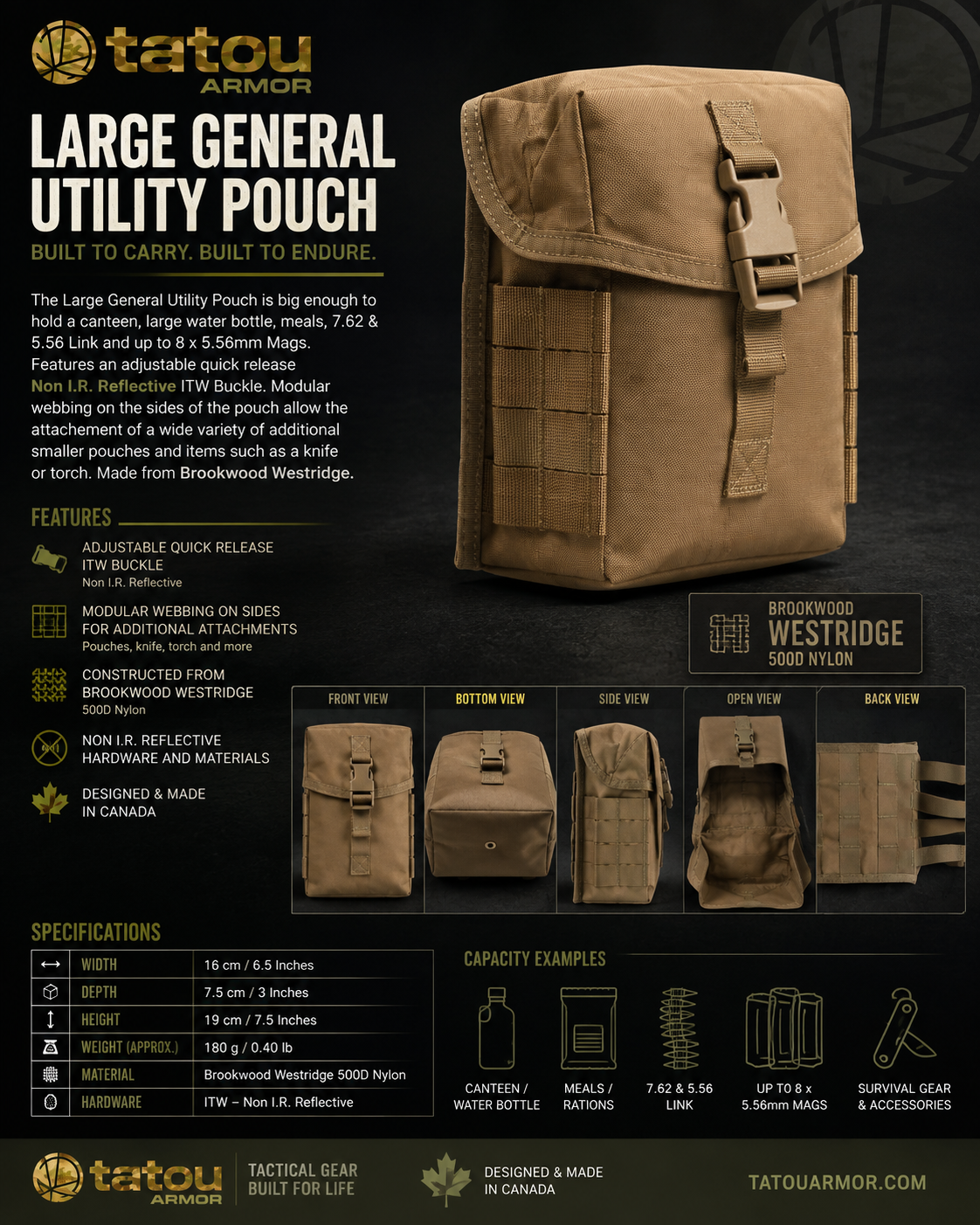 Large General Utility Pouch