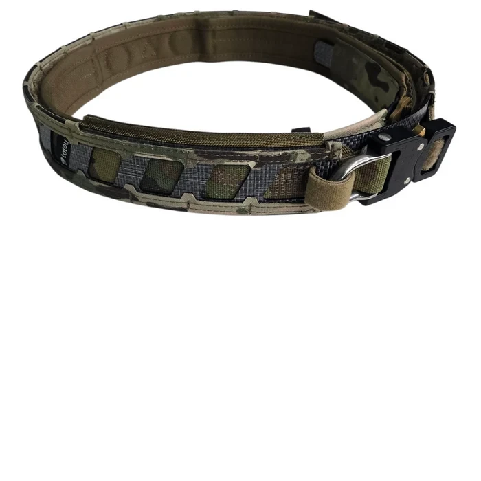 M-LOK Tatou Magnet Belt — AustriAlpin Cobra FX25 buckle closeup with markings